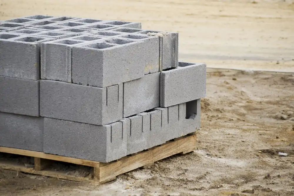 Concrete blocks and cinder block products supplied by Atlas TCHAD